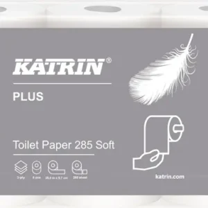 Katrin toalettpapir Plus toilet 285 3lag hvit