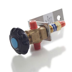 T-VALVE N2/OX W/NON RETURN VALVE AND BRACKET