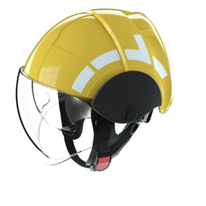 PAB fire compact helmet, MED approved, yellow